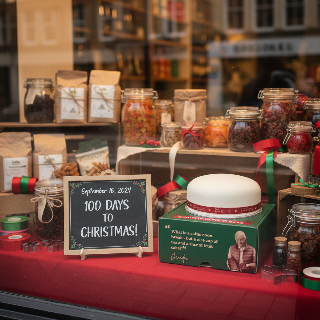 6‑Inch Iced Brandy‑Soaked Christmas Cake | Grandpa’s Seasonal Fruit Cake