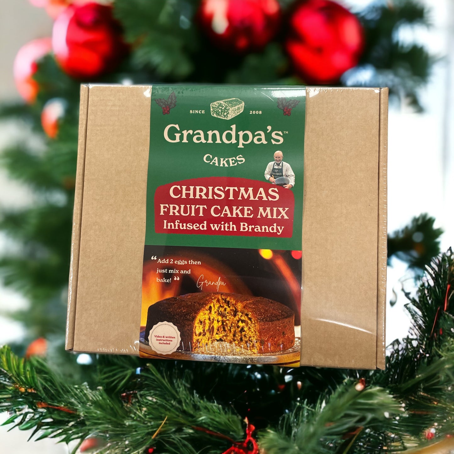 Christmas Cake, Fruitcake mix, Christmas Fruitcake mix, xmas cake, xmas Fruit cake. Brandy fruit cake, bake your own christmas cake, Christmas Cake mix kit,