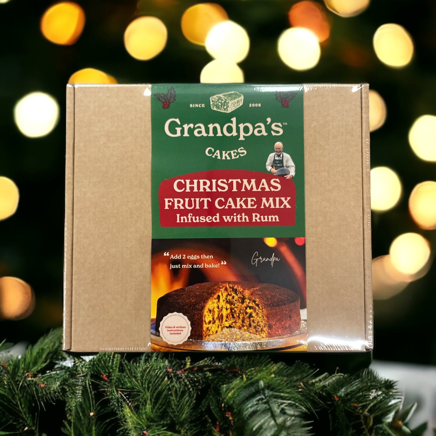 Christmas Cake, Fruitcake mix, Christmas Fruitcake mix, xmas cake, xmas Fruit cake. Make your own Christmas cake. Rum fruit cake. cake mix kit, Christmas Cake Mix, fruit mix,