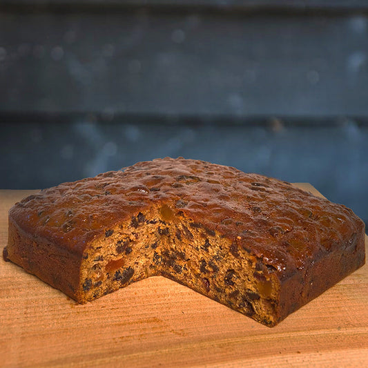 square naked fruit cake, weddings, anniversaries, christmas.