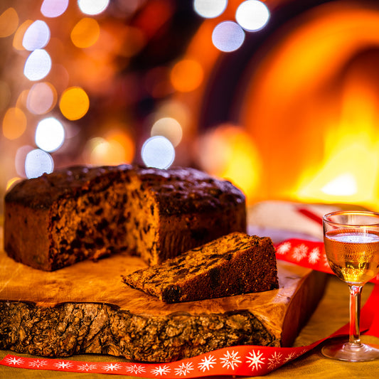 Brandy-Soaked Christmas Cake - 800g 6" round