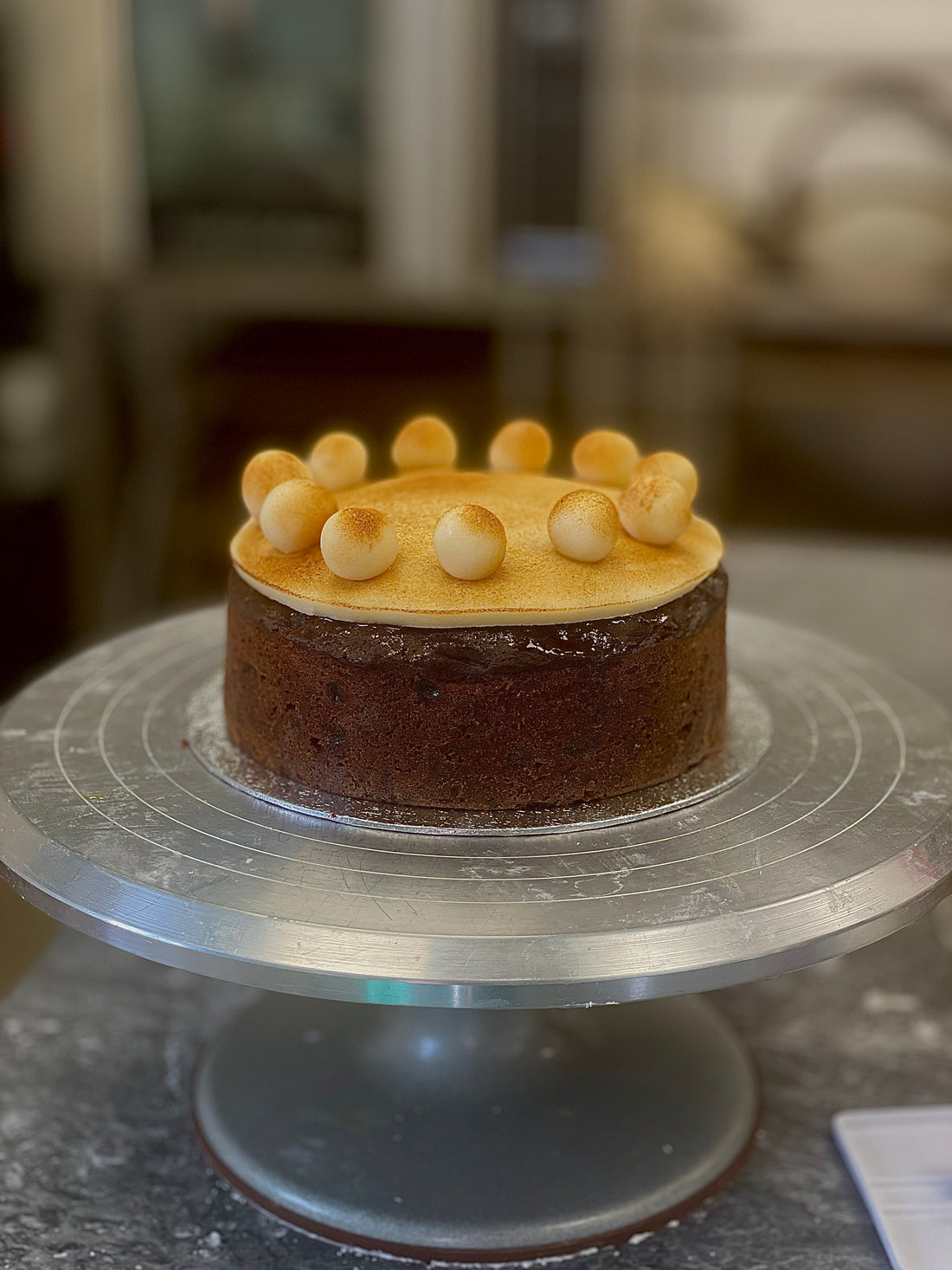 Simnel Cake, easter cake, fruit cake, easter fruitcake, cakes for delivery, marzipan, marzipan balls.