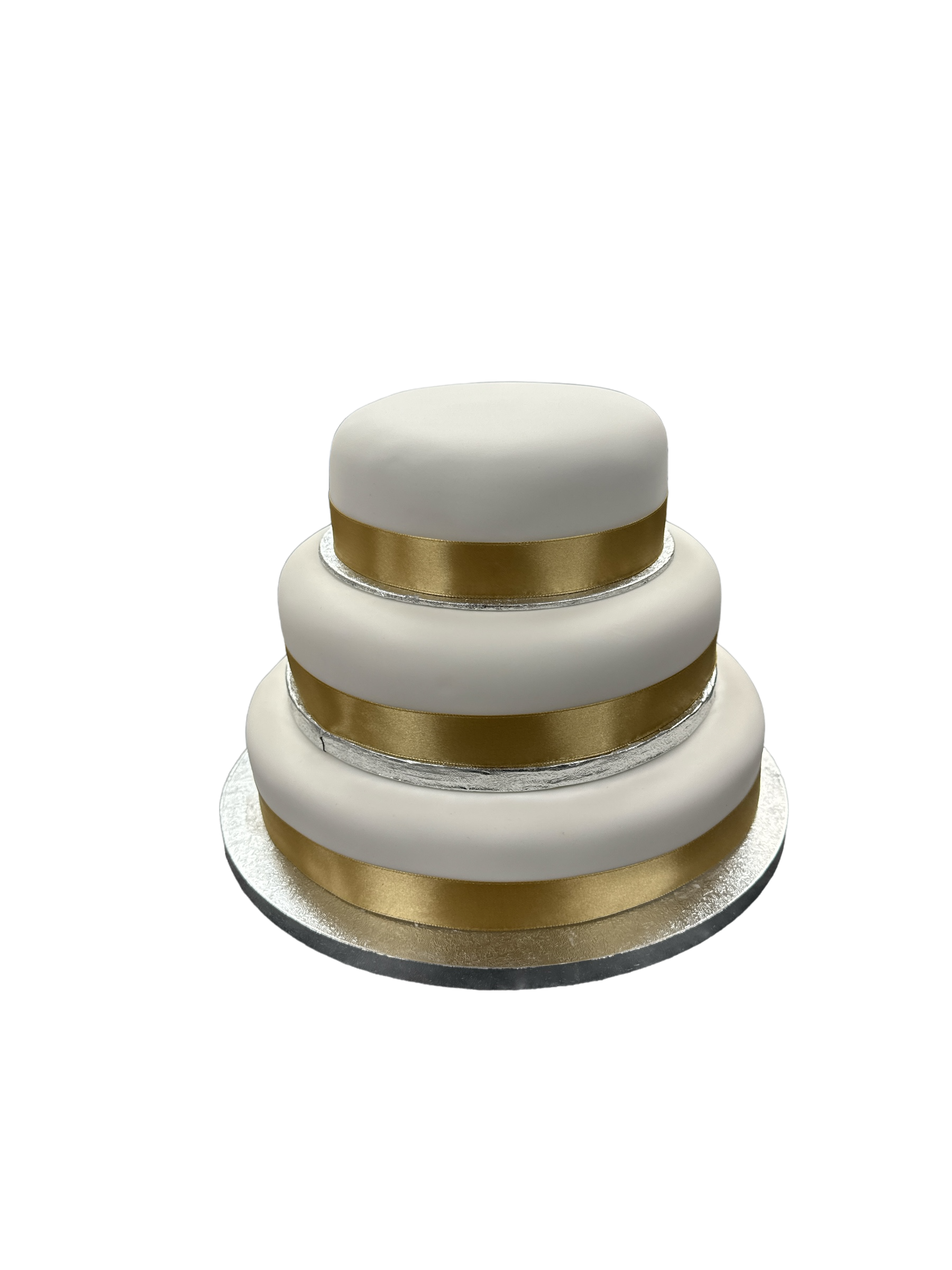 3 tiered iced fruit cake, handmade wedding cake, fruitcake. undecorated, decorate yourself. plain ice