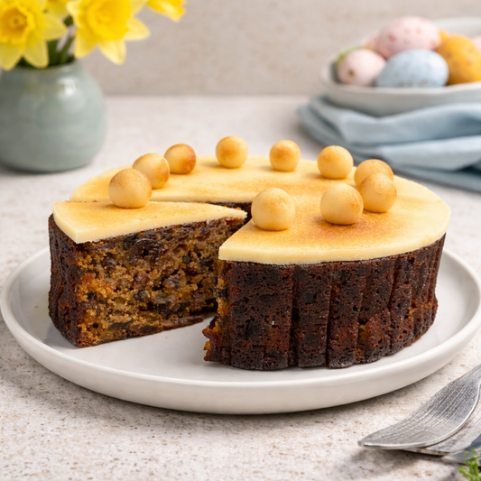 Gluten-Free Simnel Cake – Handmade Easter Fruit Cake 8"