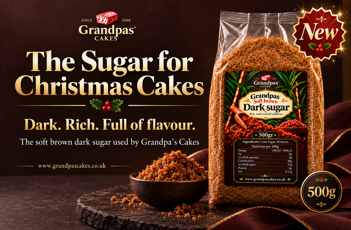 dark soft brown sugar for making christmas cakes.