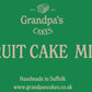 Video showing Grandpas Cakes Fruitcake Mix, how easy it is to make, add just 2 eggs, mix and bake, great results, moist and tasty Christmas fruit cake.