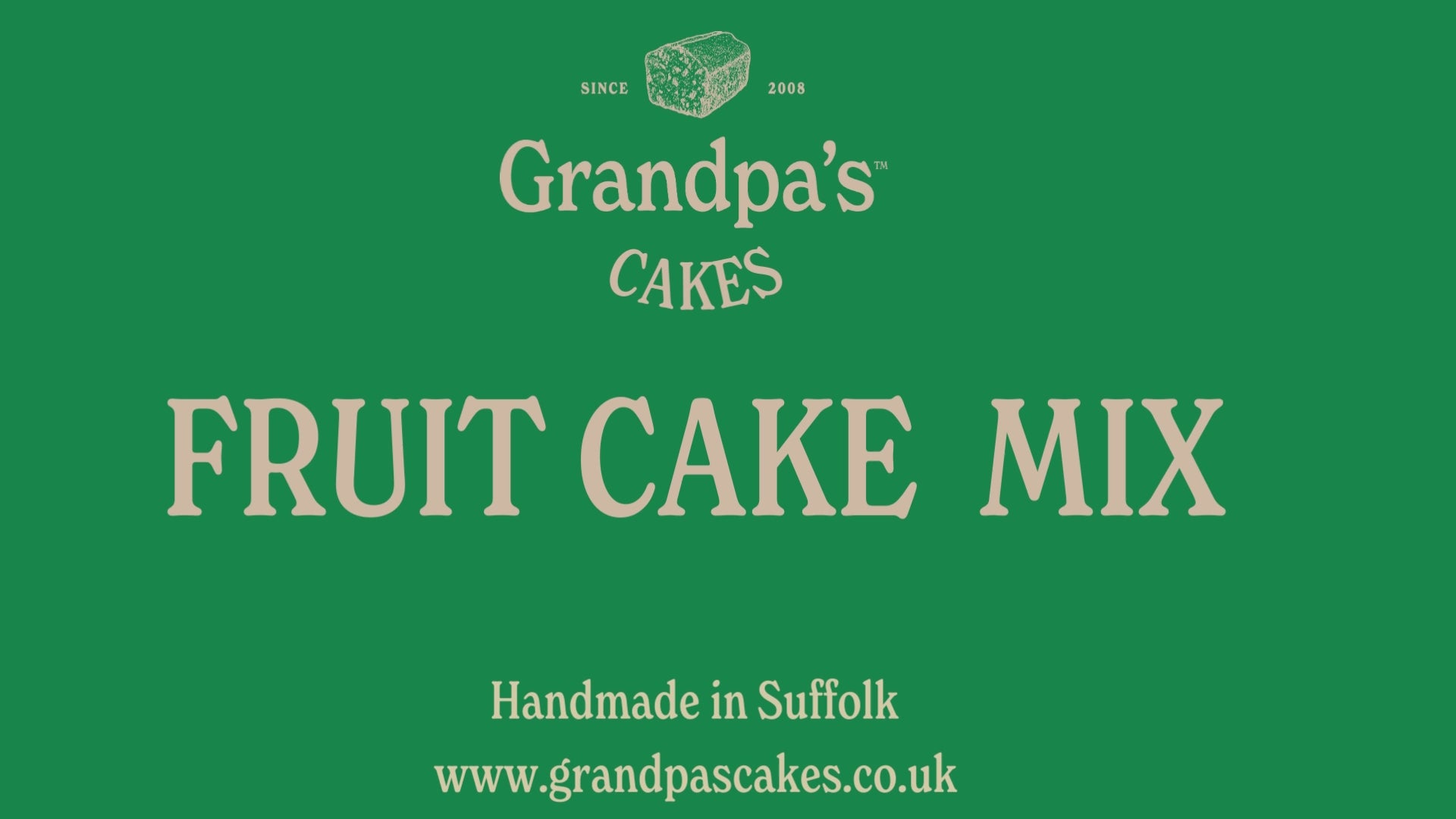 Video showing Grandpas Cakes Fruitcake Mix, how easy it is to make, add just 2 eggs, mix and bake, great results, moist and tasty Christmas fruit cake.