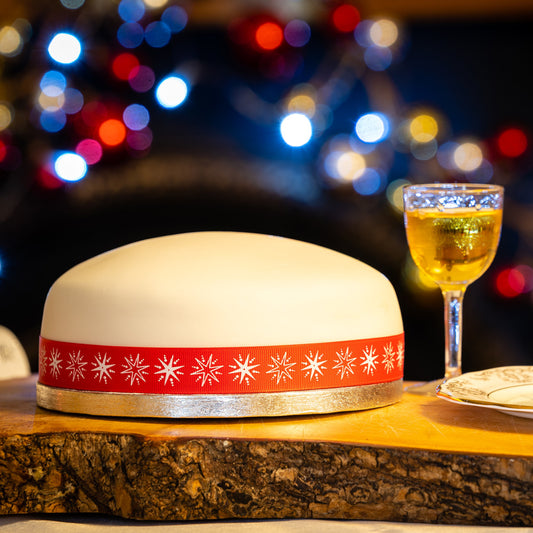 Iced Brandy-Soaked Christmas Cake - 1.4kg