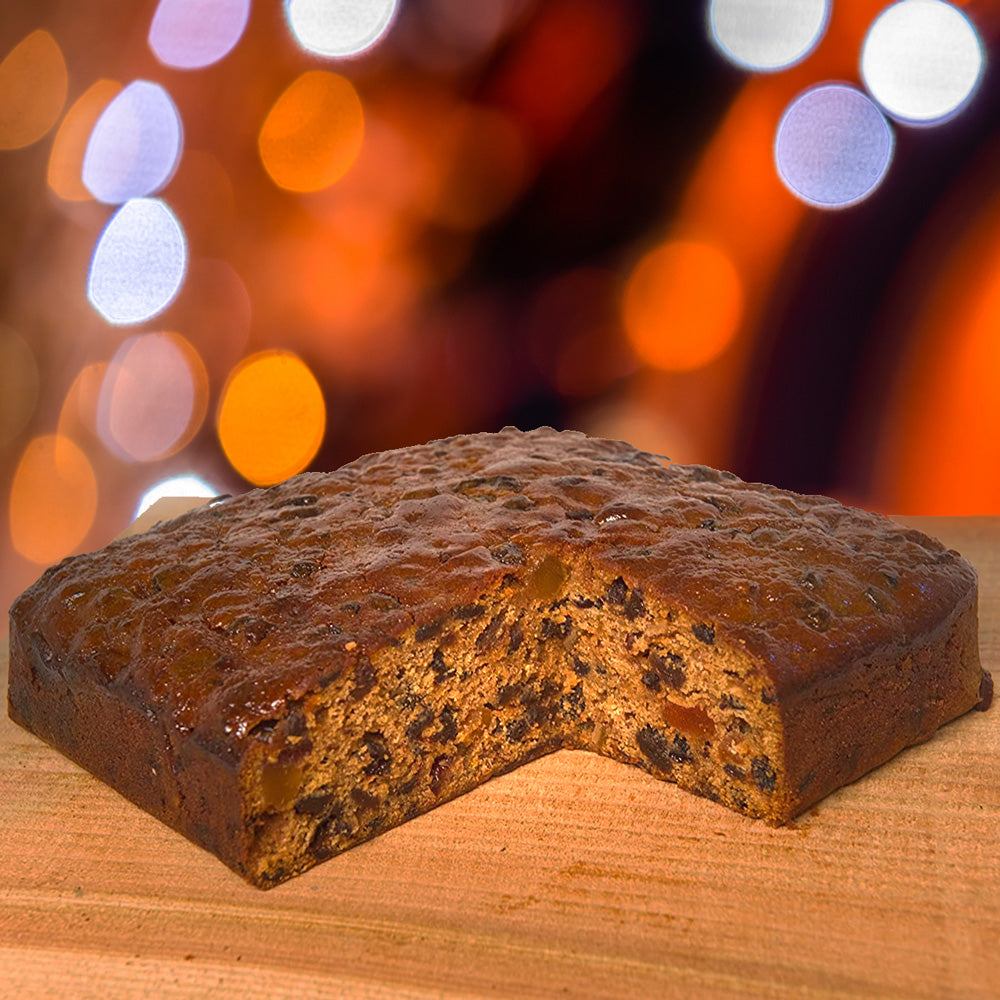 Brandy-Soaked Christmas Cake - 1.5kg Square